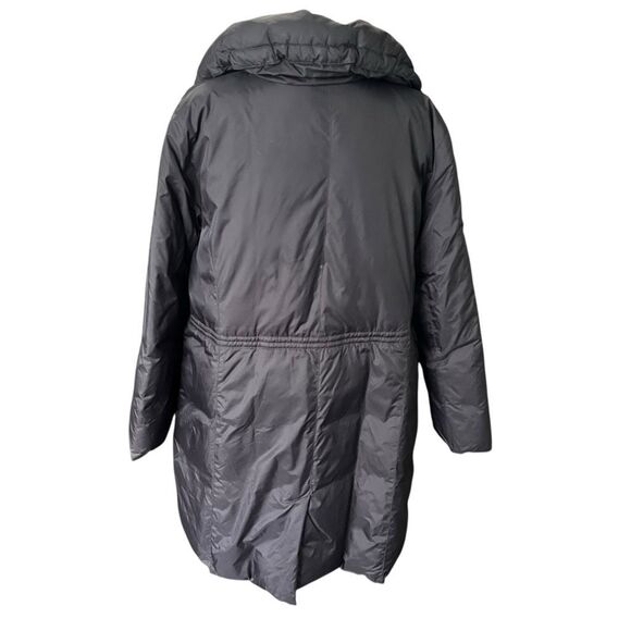 Eileen Fisher Eggshell Recycled Down Nylon Long Puffer Coat L READ DESC - Picture 8 of 12